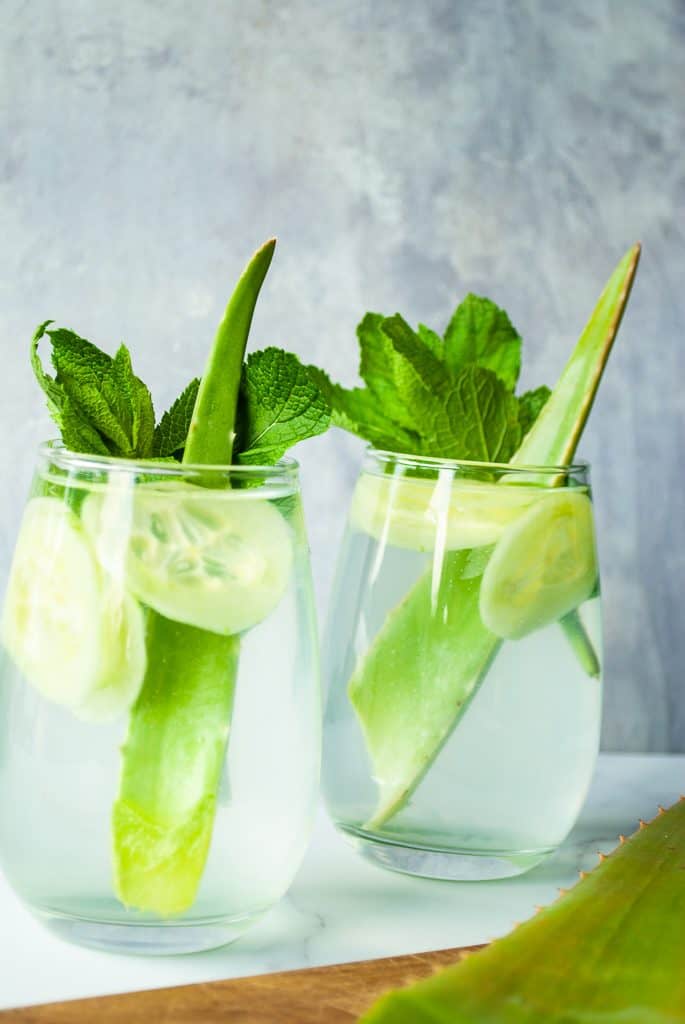 Gut Healing Aloe Vera & Cucumber Juice (w/Benefits Of Aloe) | Prana Thrive